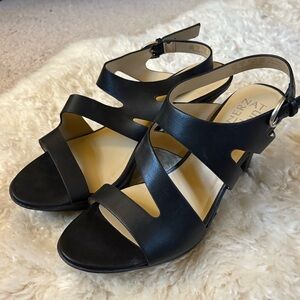 Naturalizer Like New Black Dee Slingback Heels